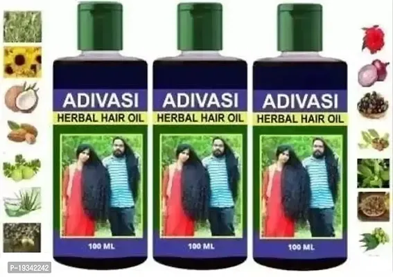 Adivasi Herbal Hair Oil 100ml pack of 3