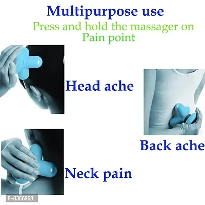Mini Portable Vibratory Body Massager with cord or cordless (battery not included) for body pain and relaxation-thumb2
