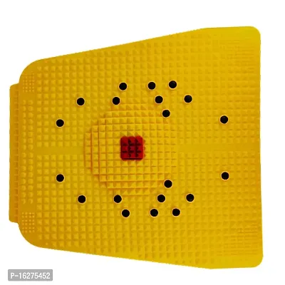 Blood Circulation Mat Power 2000 acupressure massager Foot Pad with energy pyramid Points, 20 Bio Magnets, Energy Balls  for trigger point massage of foot and treatment of  sciatica