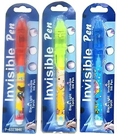 Muren invisible Ink Magic Pen with Light - Pack of 3 Pen-thumb0