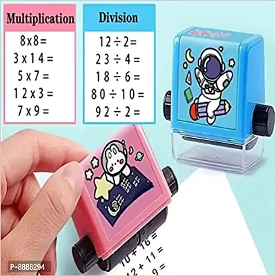 Modern Math Roller Division Addition Stamp for Kids Early Education Pack of 2-thumb0