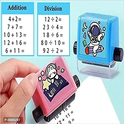 Modern Math Roller Division Addition Stamp for Kids Early Education Pack of 2-thumb2