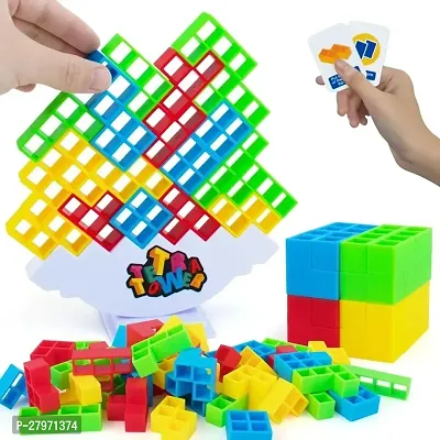 Muren Balancing Tower Stacking Toys Building Blocks Classic Board Games for Kids | Brain Teaser Puzzles-thumb0