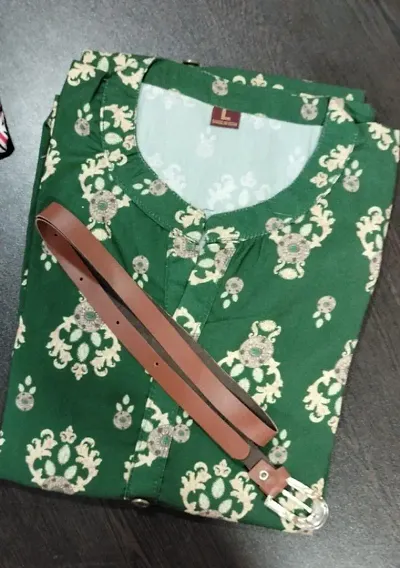 Kurti With Belt