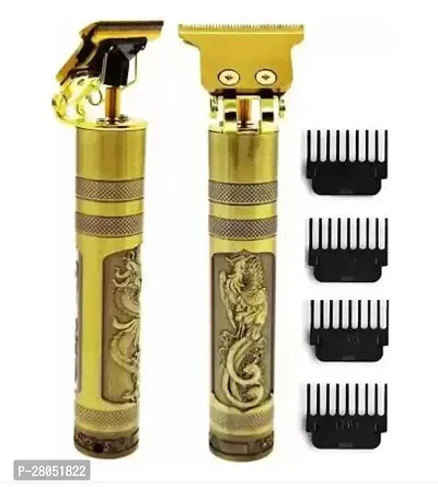 Waterproof Hair Trimmer Blade Trimmer Haircut Vintage T9 Hair Trimmer 60 min Runtime 3 Length Settings (Gold)-thumb0