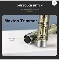 Trimmer Maxtop MP-98  Professional Golden Metal Body Trimmer kit K42 Trimmer 120 min Runtime 4 Length Settings  (Gold)-thumb1