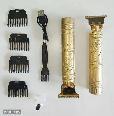 Trimmer Maxtop MP-98  Professional Golden Metal Body Trimmer kit K42 Trimmer 120 min Runtime 4 Length Settings  (Gold)-thumb5
