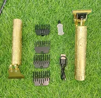 Trimmer Maxtop MP-98  Professional Golden Metal Body Trimmer kit K42 Trimmer 120 min Runtime 4 Length Settings  (Gold)-thumb1