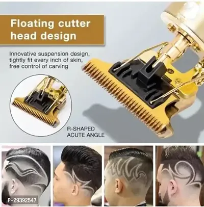 Vintage T9 professional clipper Trimmer for men Waterproof Metal Hair Cutting Machine-thumb2