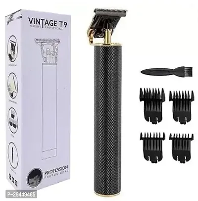 Professional Vintage -T9 Metal Hair Cutting Trimmer For Men A1 USB charging Trimmer for Men-thumb0