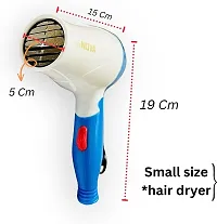 Mini Hair Dryer Fir Men/Women 1000 Watt With 2 Speed ( Multicolor )-thumb1