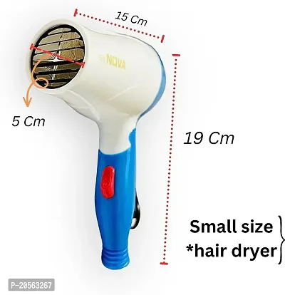 Mini Hair Dryer Fir Men/Women 1000 Watt With 2 Speed ( Multicolor )-thumb2
