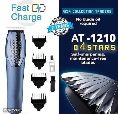 D4STARS Trendy Latest Hair Trimmer At-1210 Fast Charging Wireless Shaver Machine || 100 Min Runtime