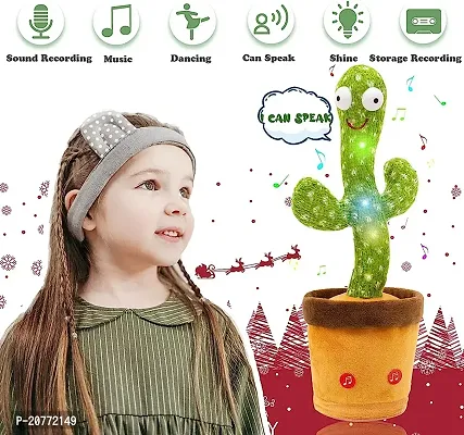 Cactus Dancing Talking Toy Plush Toy Wriggle  Singing Recording Repeat What You Say Funny Education Toys for Babies Children Playing Home Decoration-thumb5
