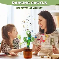 Cactus Dancing Talking Toy Plush Toy Wriggle  Singing Recording Repeat What You Say Funny Education Toys for Babies Children Playing Home Decoration-thumb3