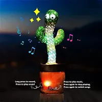 Cactus Dancing Talking Toy Plush Toy Wriggle  Singing Recording Repeat What You Say Funny Education Toys for Babies Children Playing Home Decoration-thumb1