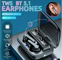 D4stars M19 / L21 / T2 / M10 / M19 / M28 / M90 / M29 / i7S / i12S / B11 TWS TWS Earbuds Airpod with Wireless Charging Case Earbuds 5.1 Bluetooth Headset With Mic (Black) Airpods-thumb2