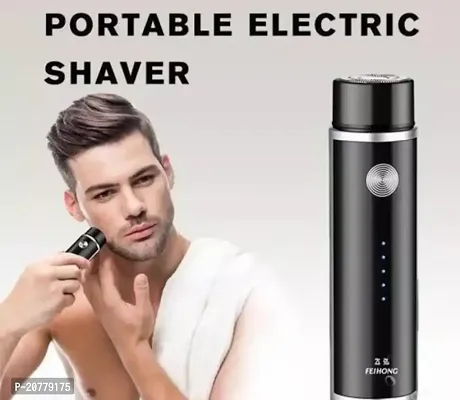 BLUE Mini Portable Electric Shaver for Men and Women, Travelling Washable USB Beard Shaver and Trimmer for face Under Arm Men's Women's Facial Shaving Body/Waterproof. (MINI POCKET TRIMMER)