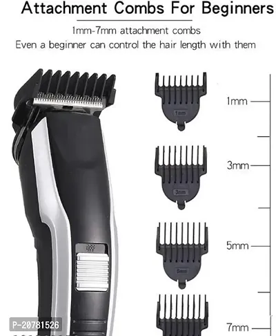 D4stars TRIMMER AT538 Electric Hair and beard trimmer for men Shaver Rechargeable Hair Machine adjustable for men Beard Hair Trimmer, Bal Katne Wala Machine, beard trimmer for men with 4 combs,-thumb5