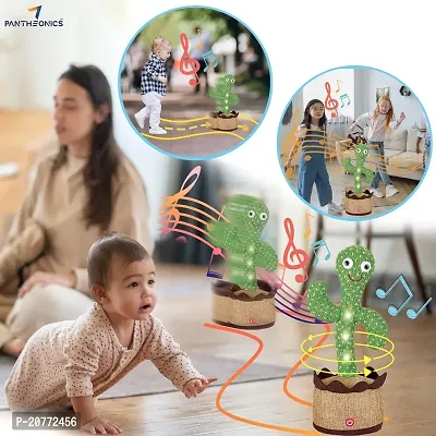 D4STARS  Dancing Cactus Toys for Kids, Baby Educational Talking Singing Wriggle Children Plush Electronic Toy with 120 Songs Repeat What You Say, Relaxing  Enjoying Gifts for Children  Home Decorati