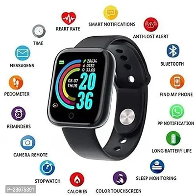D4stars  Smart Watch Id-116 Bluetooth Smartwatch Wireless Fitness Band for Boys, Girls, Men, Women  Kids | Sports Gym Watch for All Smart Phones I Heart Rate and spo2 Monitor-thumb2