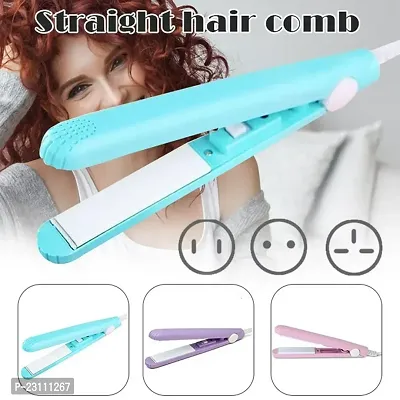 D4STARS Ceramic Mini Hair Curler 2-in-1 Hair Straightener Quick Hair Styling Long-Lasting Effect New-thumb0