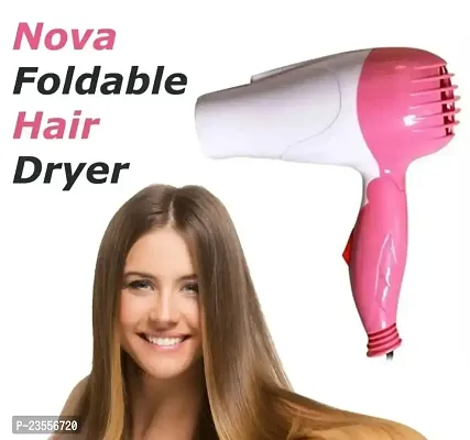 D4STARS NV-1290 Foldable Professional Electric Foldable Hair Dryer Hair Dryer for Women with 2 Speed Control (1000Watts) Multicolour-thumb4