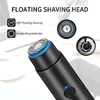 D4STARS Mini Portable Electric Shaver,Travel Portable Razor Electric Shavers for Men,USB Fast Charging,Waterproof and Silent,Small Form Factor and Clean Shave,Present for Men.-thumb1