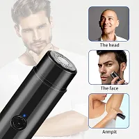 D4STARS Mini Portable Electric Shaver,Travel Portable Razor Electric Shavers for Men,USB Fast Charging,Waterproof and Silent,Small Form Factor and Clean Shave,Present for Men.-thumb3