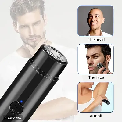 D4STARS Mini Portable Electric Shaver,Travel Portable Razor Electric Shavers for Men,USB Fast Charging,Waterproof and Silent,Small Form Factor and Clean Shave,Present for Men.-thumb4