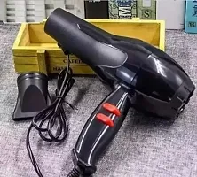 D4STARS NEW Blooming Air Foldable 1800 Watts Hair Dryer With Heat  Cool Setting And Detachable Nozzle Hair Dryer,Baal Sukhna Vala Machine,With assorted Red and Black..-thumb3