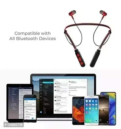 D4STARS Series Top selling - Low Price high Bass headphones/earphones/ Bluetooth Neckband Bluetooth Headset with 8 hr battery backup,1 year warranty-hot deal-thumb3