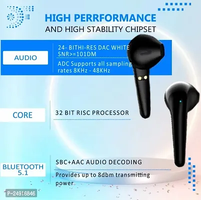 Earbuds Pro Classy Wireless Bluetooth ( Black )-thumb0