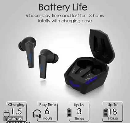 MMORTAL 131 Wireless Earbuds with upto 15 Hours Playback, 13mm Drivers and IWP Technology, 650mah C type Charging Case HEADPHONE BLUEETOOTH WIRELESS EARBUDS(gaming buds best for playing game with best-thumb2