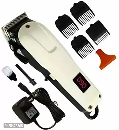 Electric Haircut Beard Hair Clipper and Trimmer powerful hair cutting Machine Fully Waterproof Trimmer 210 min Runtime 5 Length Settings  ( White, Black )-thumb0