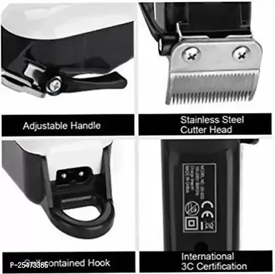 Electric Haircut Beard Hair Clipper and Trimmer powerful hair cutting Machine Fully Waterproof Trimmer 210 min Runtime 5 Length Settings  ( White, Black )-thumb3