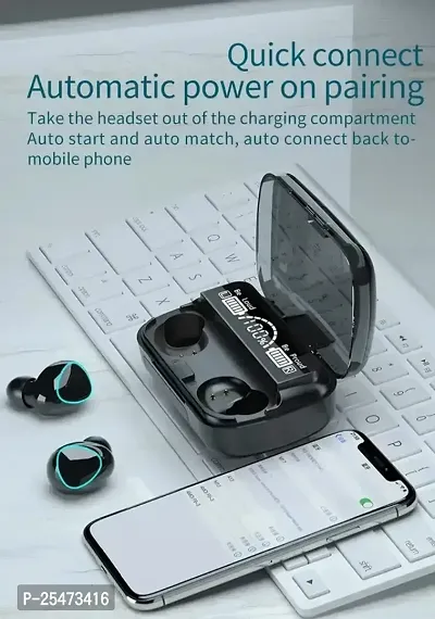 Bluetooth Earbuds M10 Tws 5 1 in Ear Ear 9D Mini Touch True Wireless Sports Binaural Earphones With Emergency Power Bank Features-thumb2