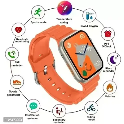 Stylish Smart Watch With Bluetooth Calling  and Health Monitor-thumb3