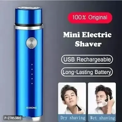 Mini Portable Electric Shaver for Men and Women, Portable Electric Shaver, Unisex Travelling Washable USB Beard Shaver and Trimmer for face,under Arms Painless Shaving Wet and Dry Use and Low-Noise-thumb0