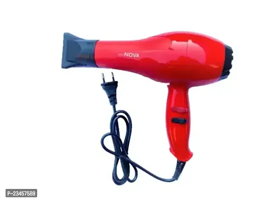 D4STARS Combo Iron Curler For Women NV-6130 Hair Dryer For Silky Shine Hair Dryer1800 W Hot and natural Air ( color between Red and Black) Top Quality Hair Dryer And Curler-thumb0