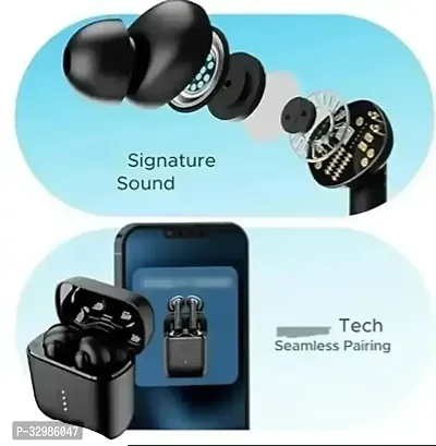 Modern Bluetooth Wireless Earbuds With Microphone-thumb0