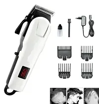 New  T9 Trimmers Rechargeable Cordless Waterproof Professional Electric Hair and beard trimmer for men Shaver, hair clippers, 4 combs, Lubricant Oil, Cleaning Brush(gold)-thumb1