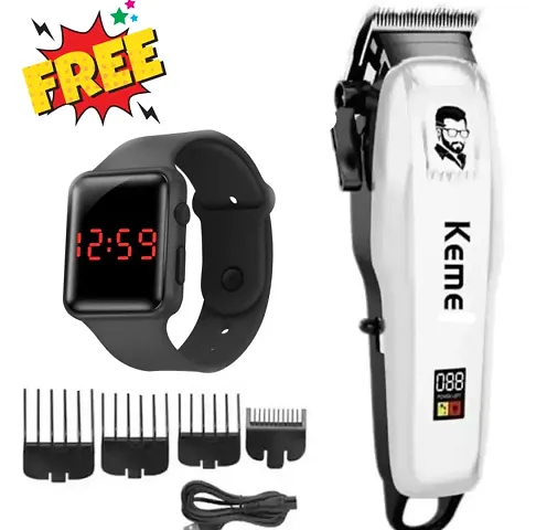 Hair Shaver For Men Hair Cutting Kit Haircut Cutting Machine adjustable Beard Trimmer Comb For Women And Men Shaver Machine Rechargeable Beard Machine Adjustable Blade Clipper Trimmer Set - REE WATCH