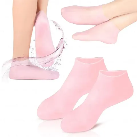 Silicone Moisturizing Gel Socks Set for dry Skin (1 Pair)