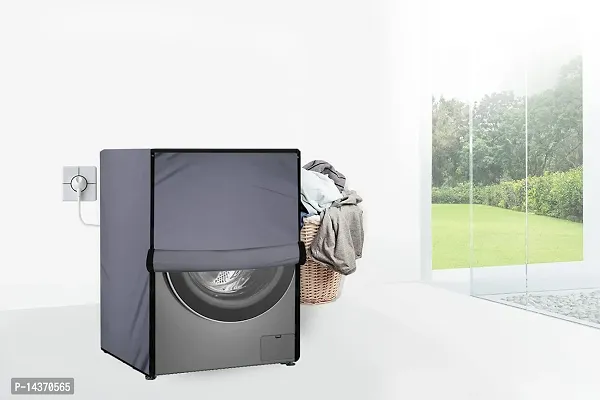 Stylista Washing Machine Cover Compatible for IFB Senator Smart 8 Kg Front-Load Darkgrey-thumb2