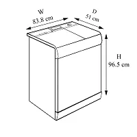 Stylista Washing Machine Cover Compatible for Godrej WS Edge 700 CT semi Automatic Balanced Design Pattern-thumb3