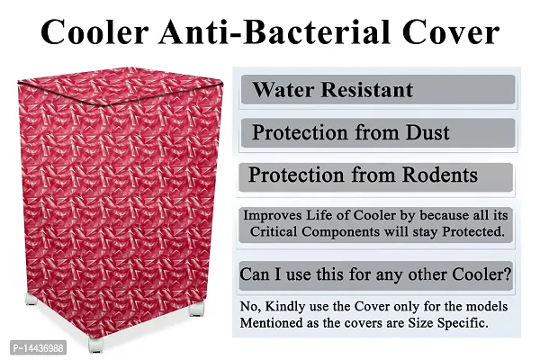 Stylista Cooler Cover Compatible for Cello Mega Tower 15 Liter Tower Cooler Frieze Pattern Red-thumb5