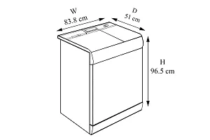 Stylista PVC Washing Machine Cover Compatible for GODREJ 7.5KG Semi-Automatic Top Loading WSEDGE 75 5.0 TB3 M ROBL, Sand Pattern Grey-thumb3