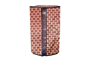 Stylista PVC 20ltr Water Dispenser Bottle Cover Pack of 2, Counterchange Pattern Brick-thumb4