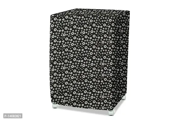 Stylista Air Cooler Cover Compatible for Kumaka Plastic Kmk-Tf23-F 23 LTR Tower Cooler, Ployester, Floral Pattern White-thumb2